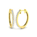 Round Diamond Earrings