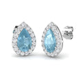 Pear Gemstone Earrings