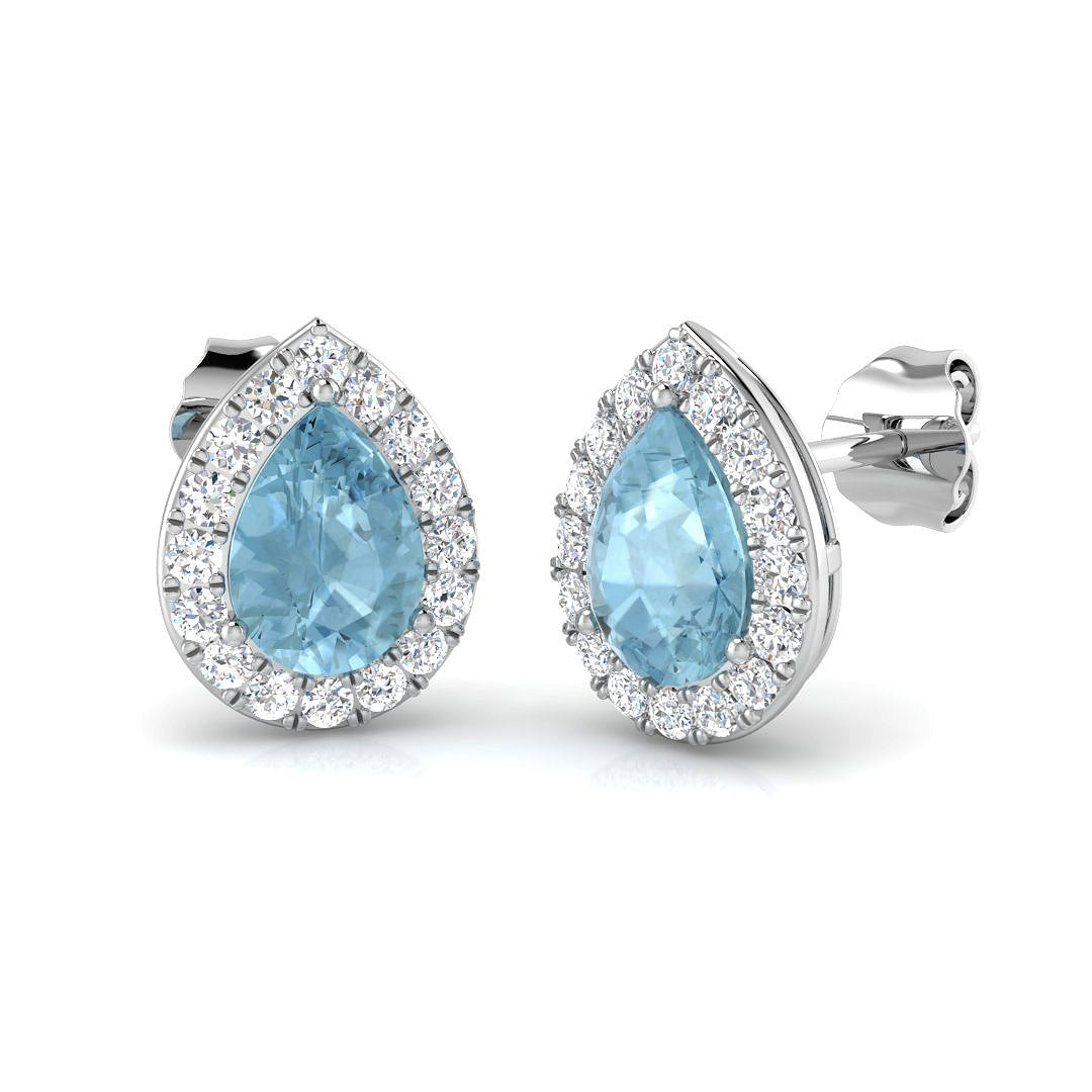 Pear Gemstone Earrings