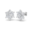 Round Diamond Earrings