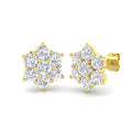Round Diamond Earrings