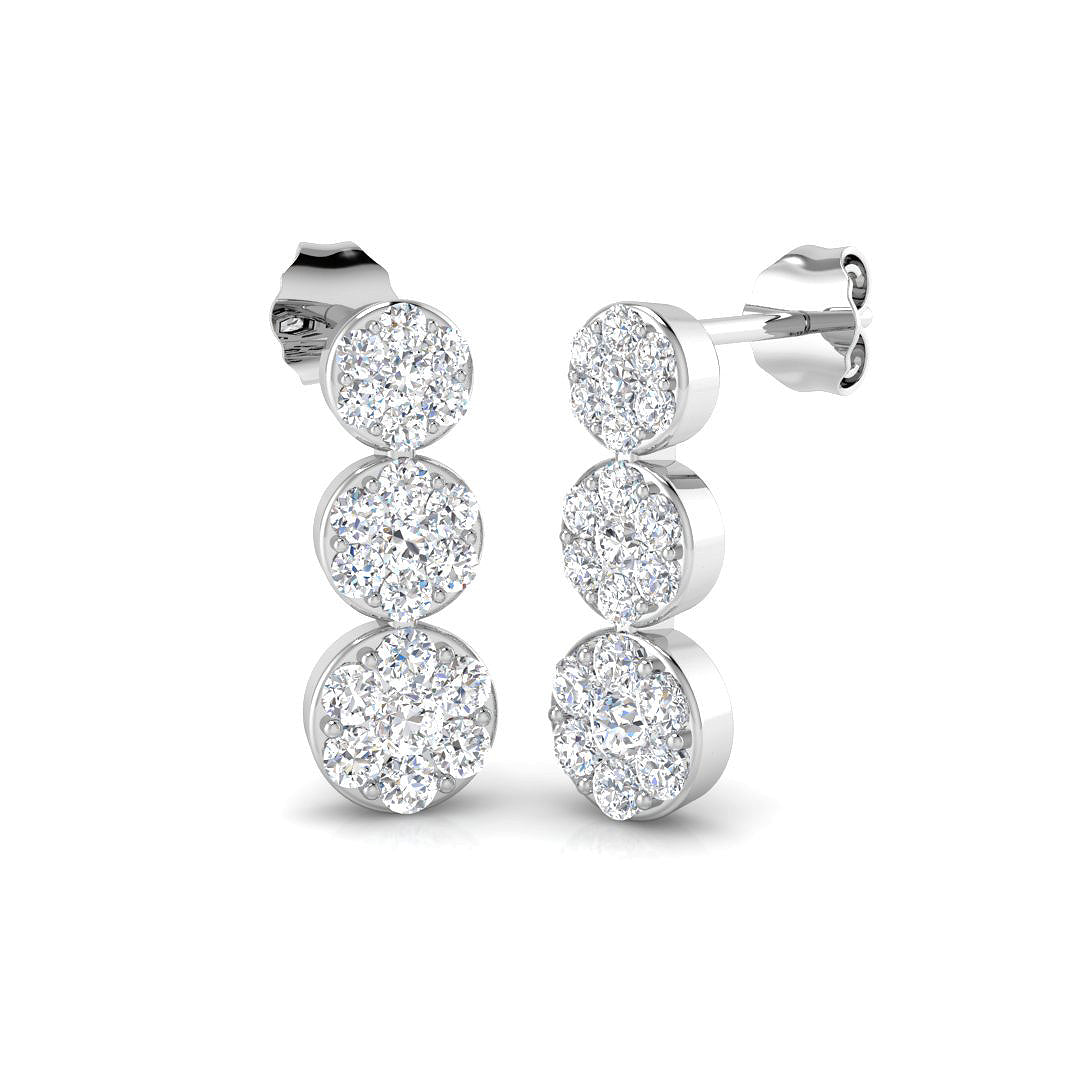 Round Diamond Earrings