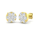 Round Diamond Earrings