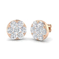 Round Diamond Earrings