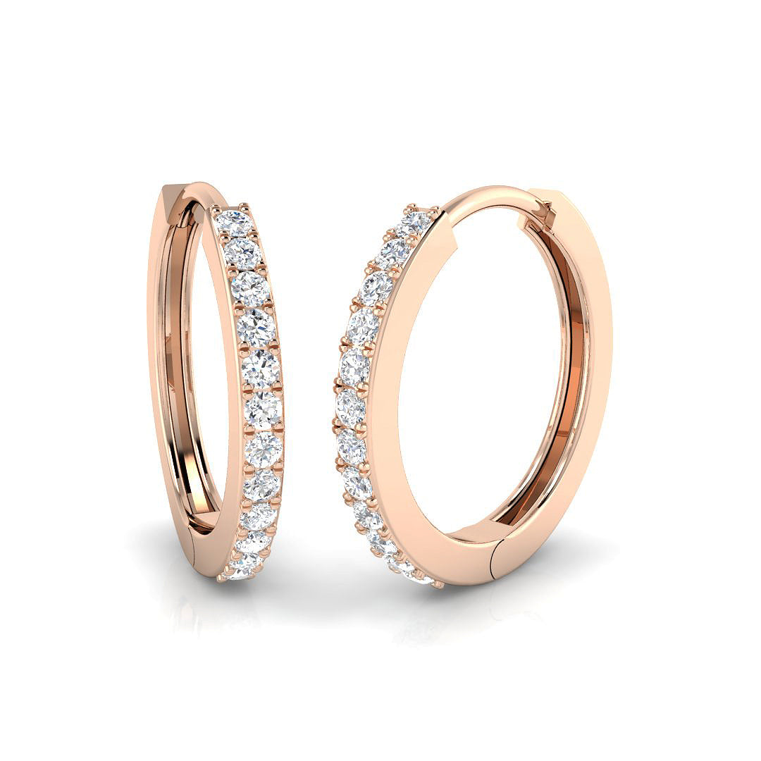 Round Diamond Earrings