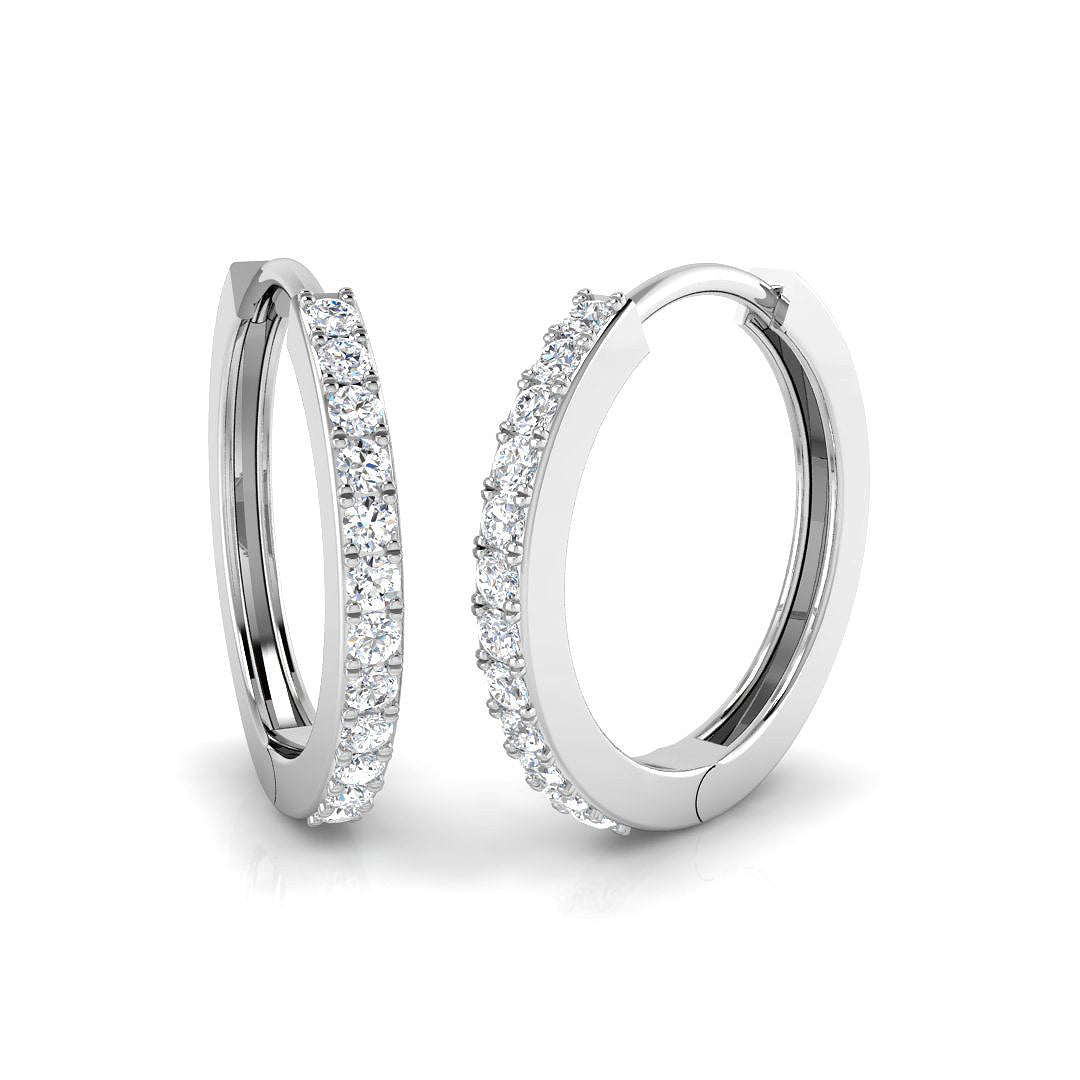 Round Diamond Earrings