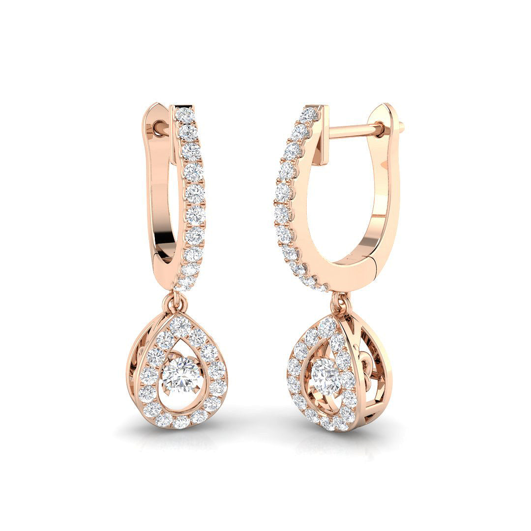 Round Diamond Earrings