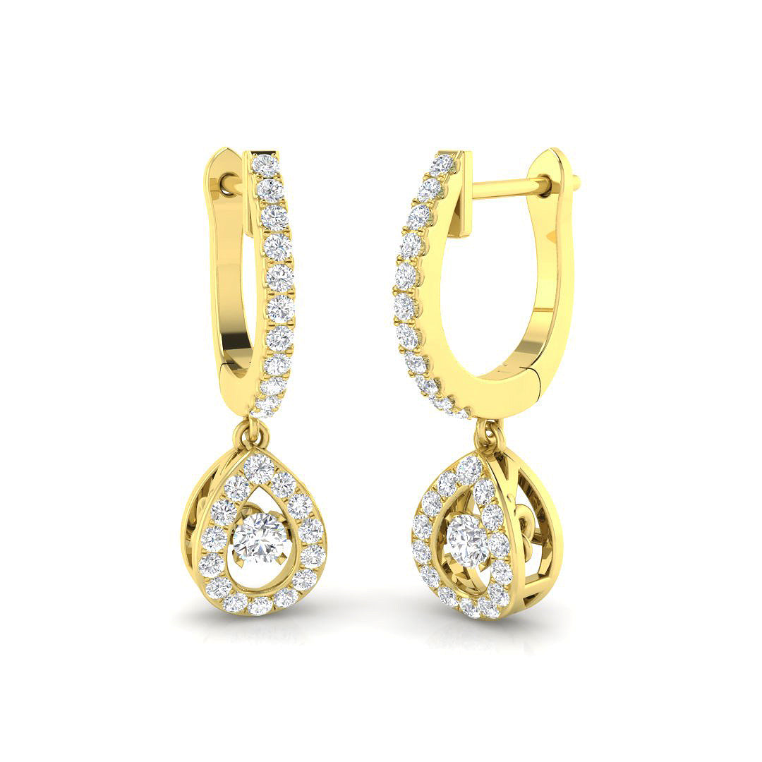 Round Diamond Earrings