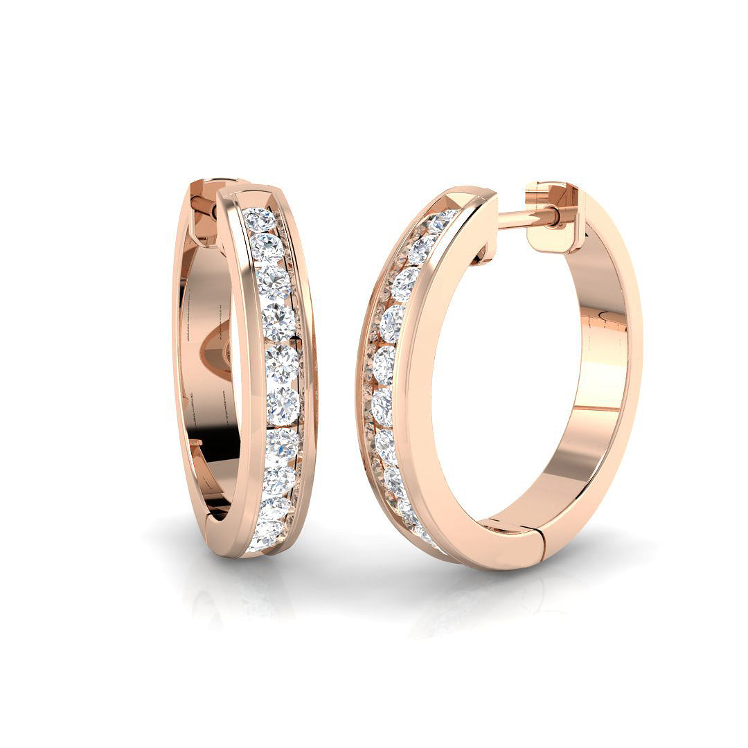 Round Diamond Earrings