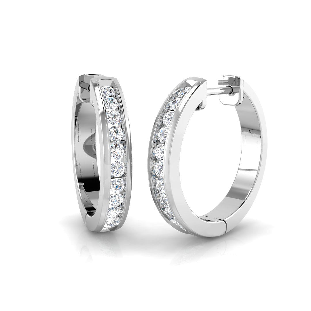 Round Diamond Earrings
