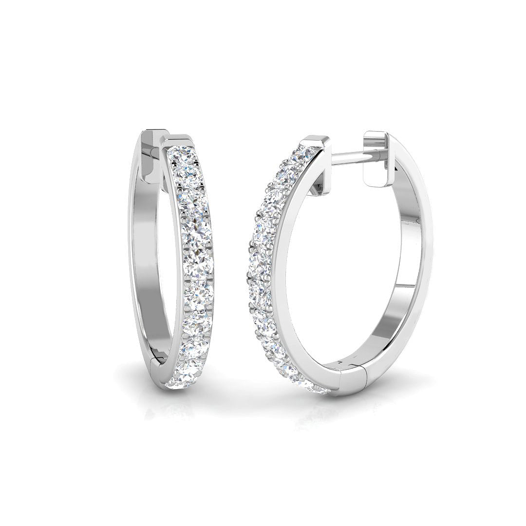 Round Diamond Earrings