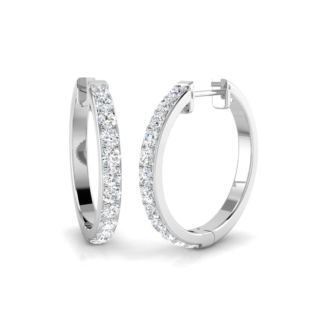 Round Diamond Earrings