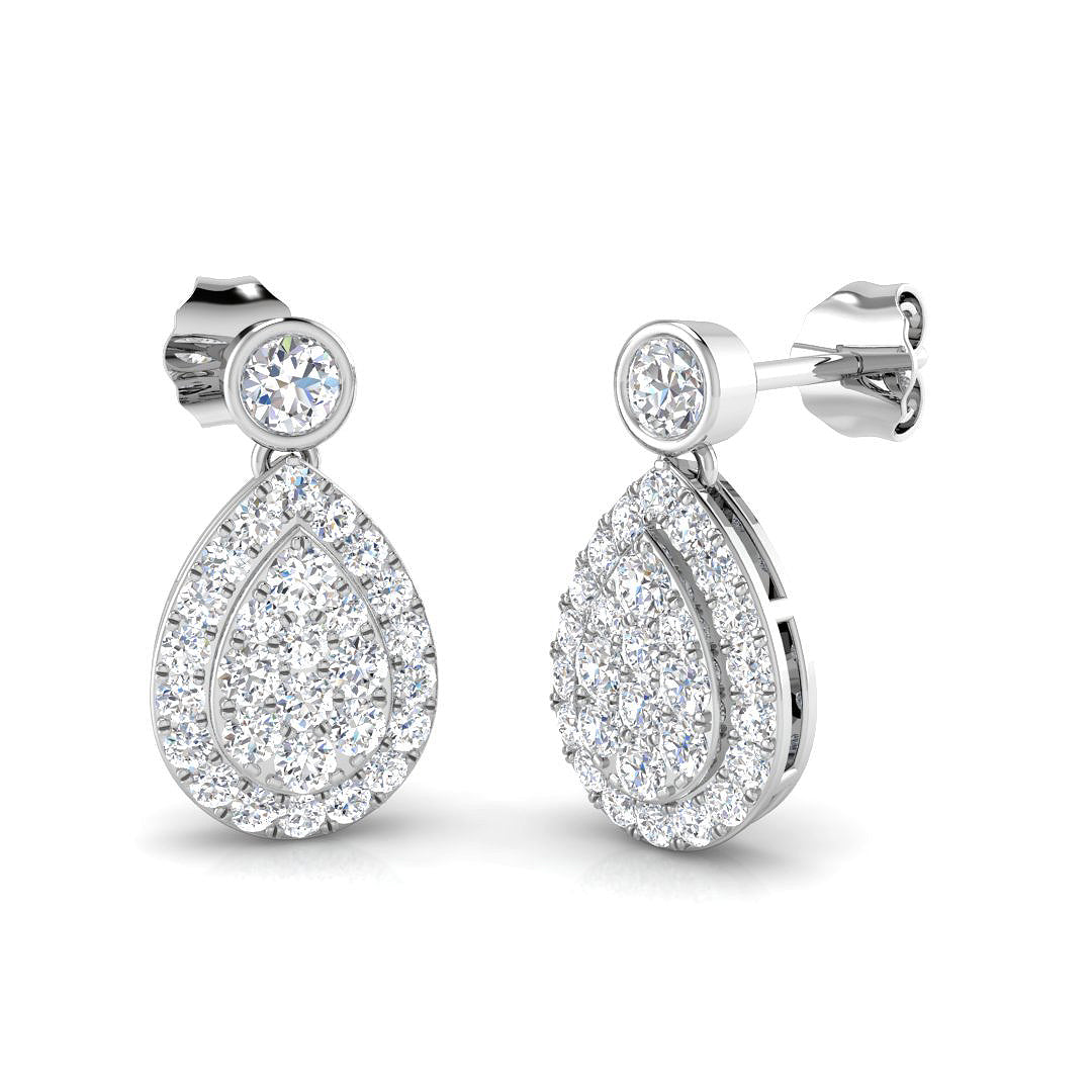 Round Diamond Earrings