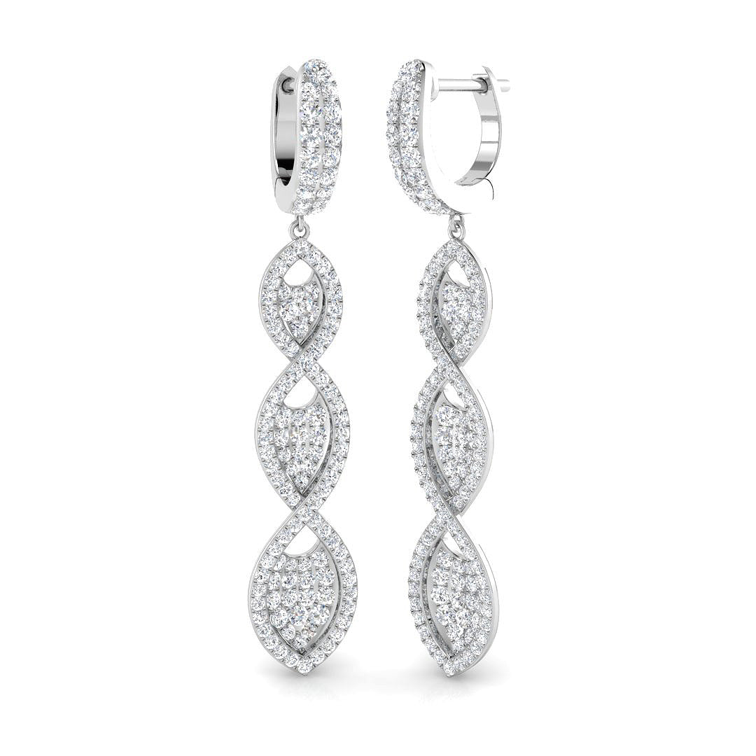 Round Diamond Earrings