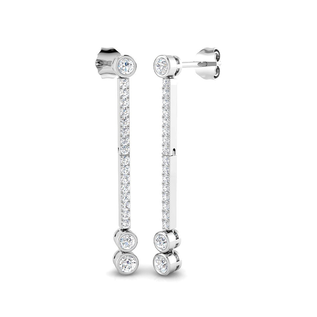 Round Diamond Earrings