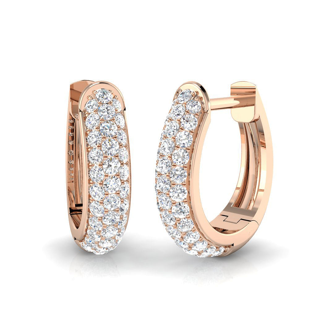 Round Diamond Earrings