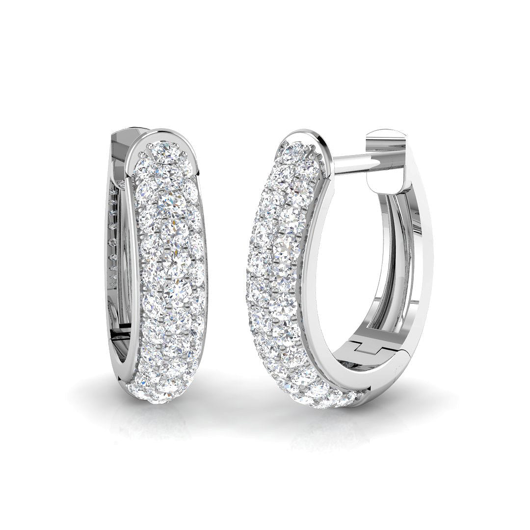 Round Diamond Earrings
