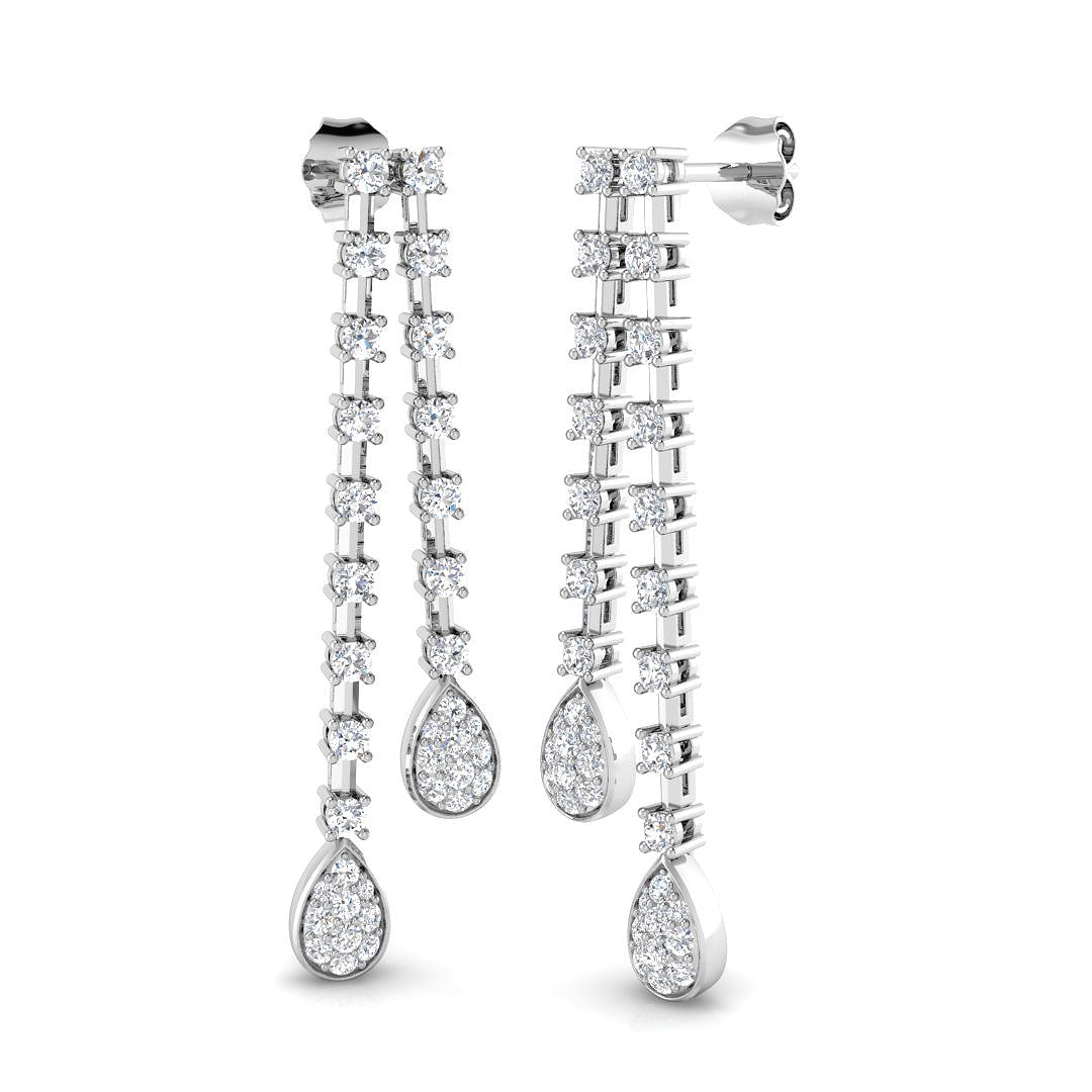 Round Diamond Earrings
