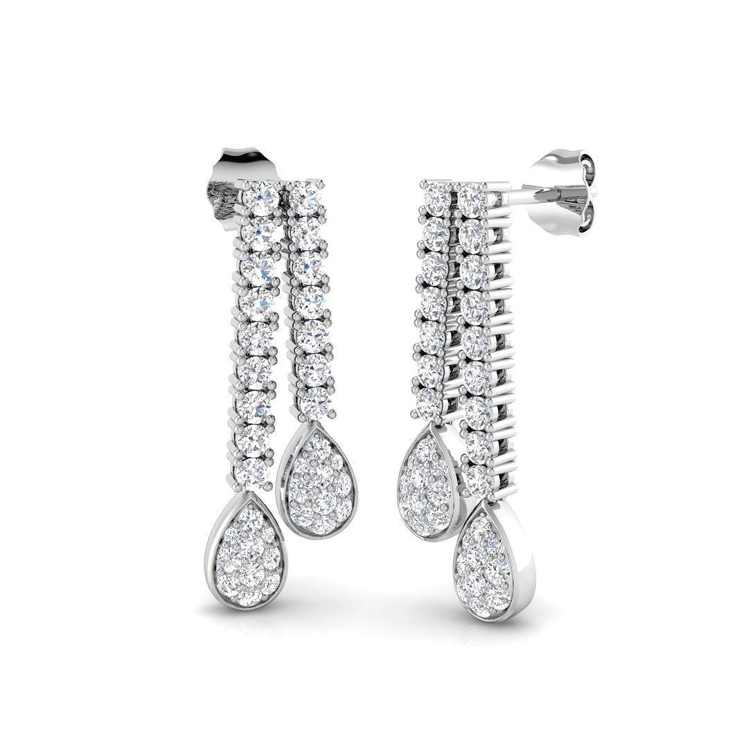 Round Diamond Earrings