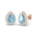 Pear Gemstone Earrings