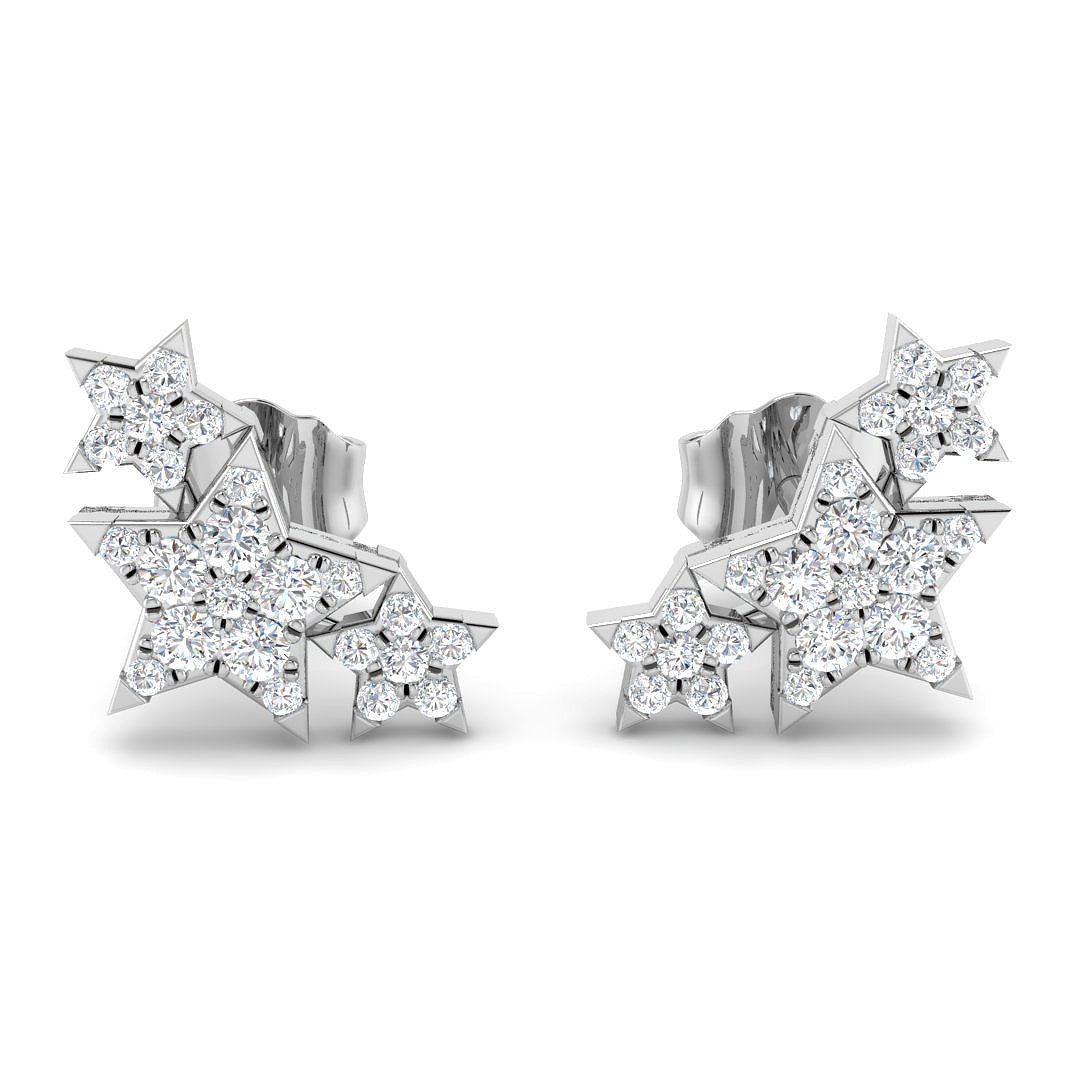 Round Diamond Earrings
