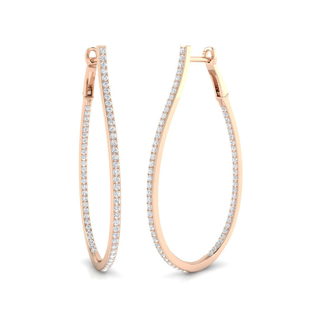 Round Diamond Earrings