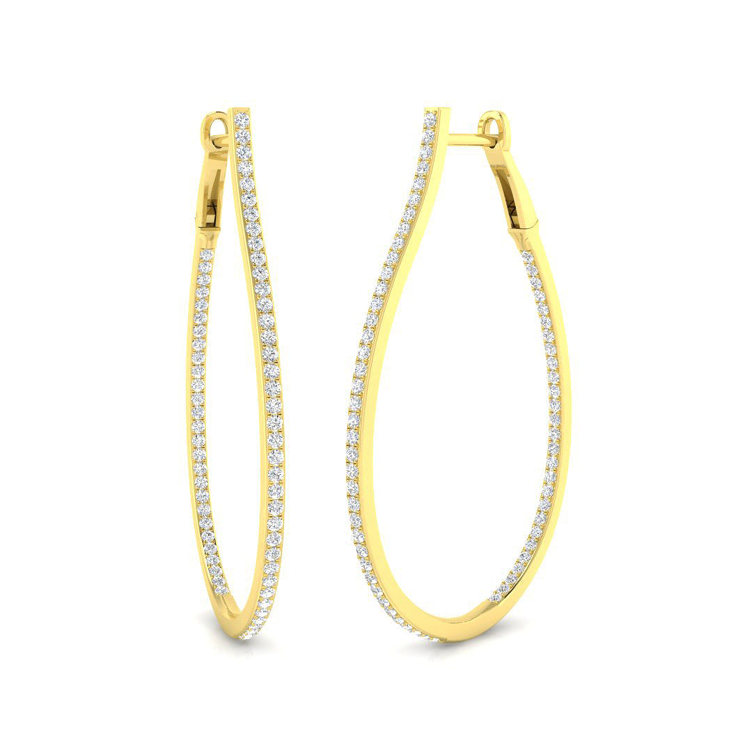 Round Diamond Earrings