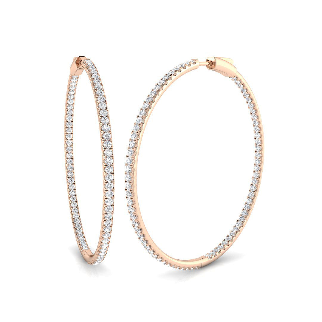 Round Diamond Earrings