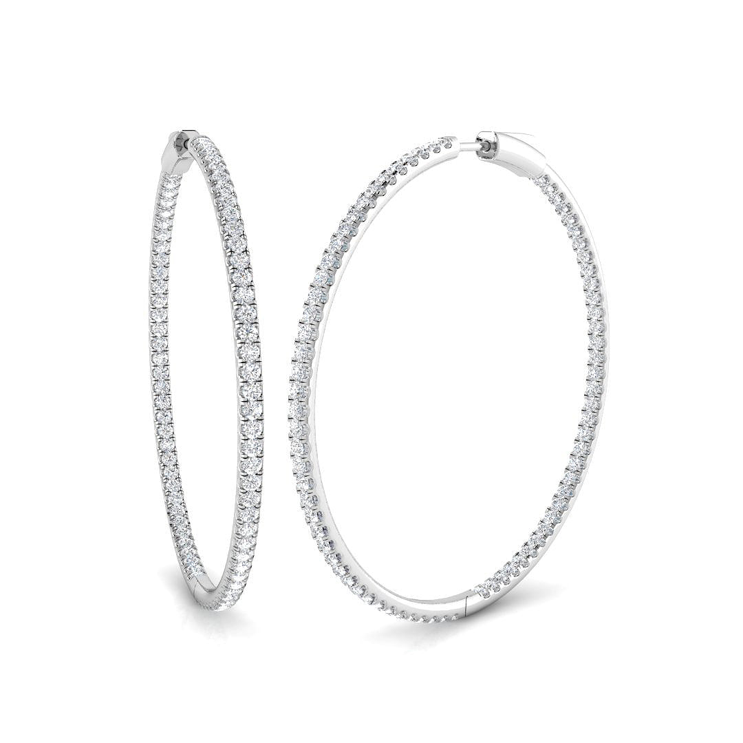 Round Diamond Earrings