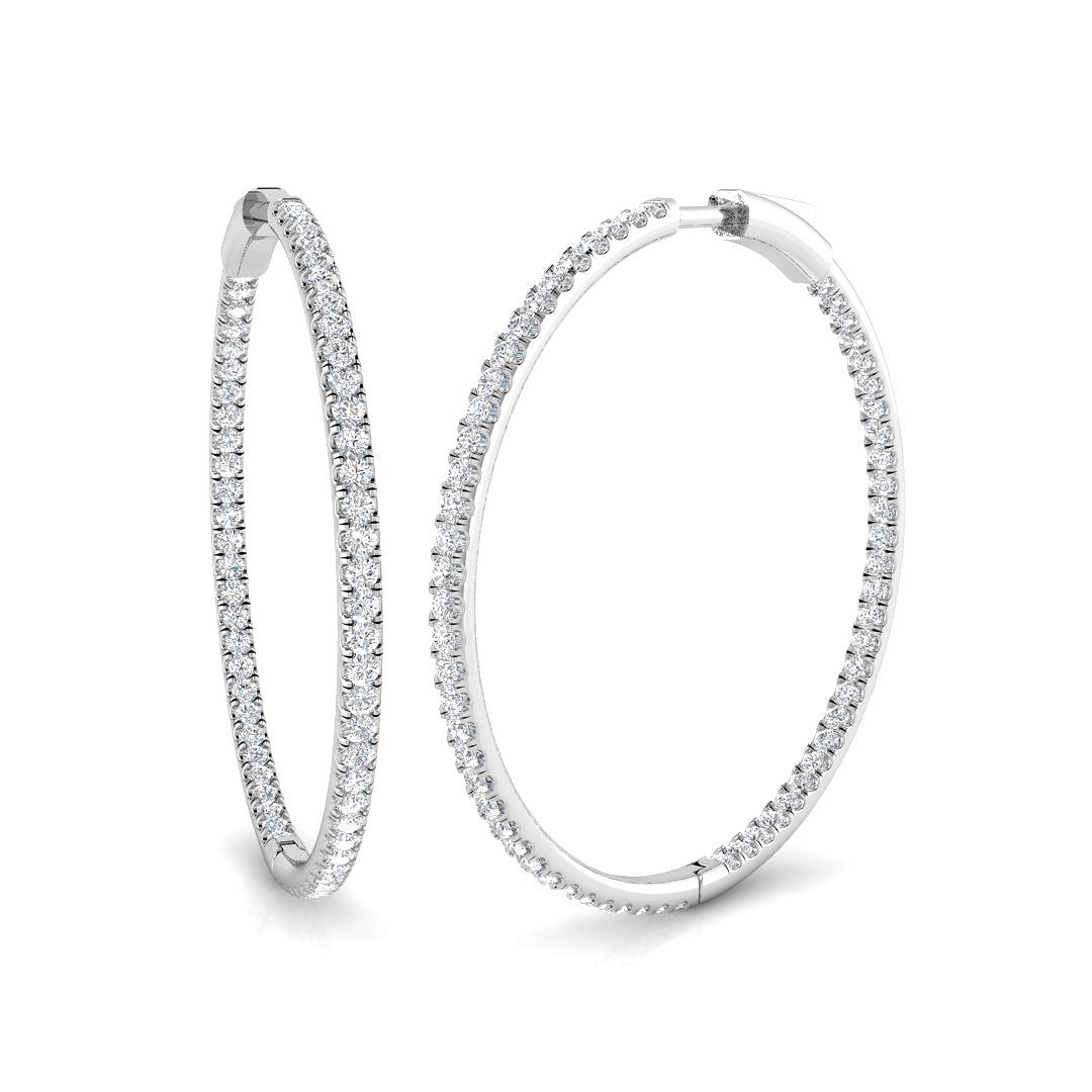 Round Diamond Earrings