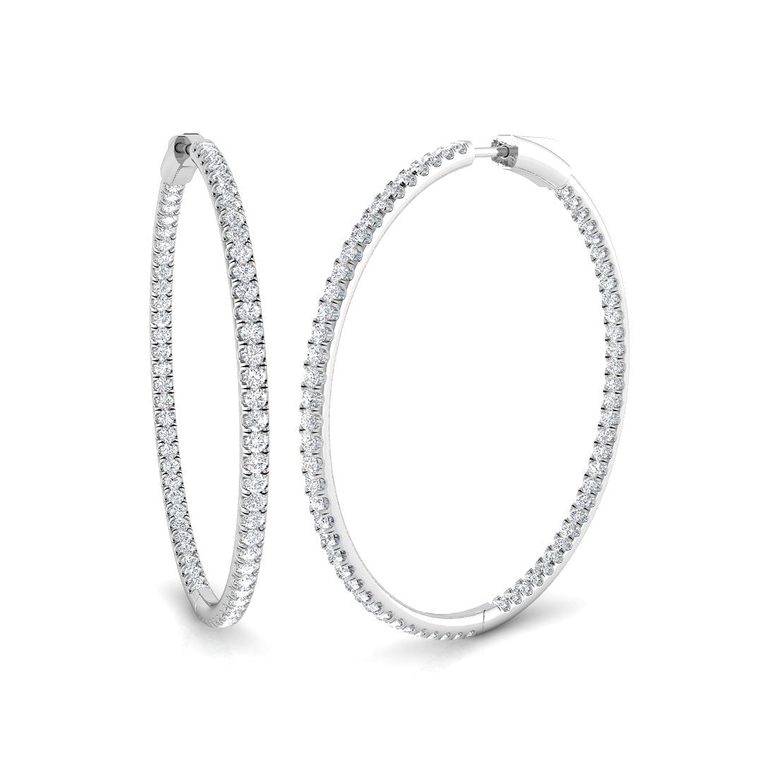 Round Diamond Earrings