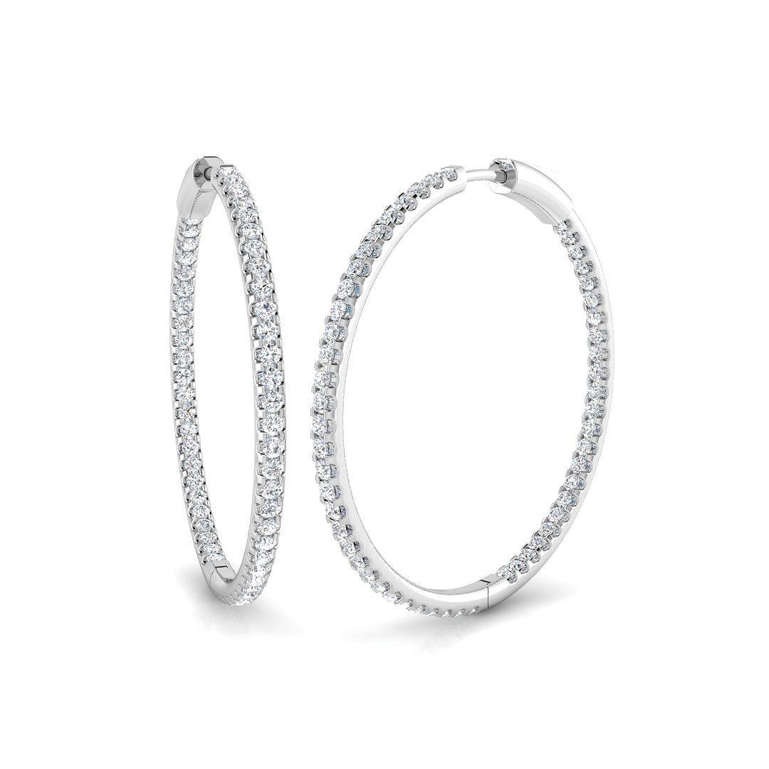 Round Diamond Earrings