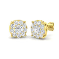 Round Diamond Earrings