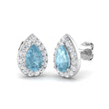 Pear Gemstone Earrings