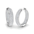 Round Diamond Earrings