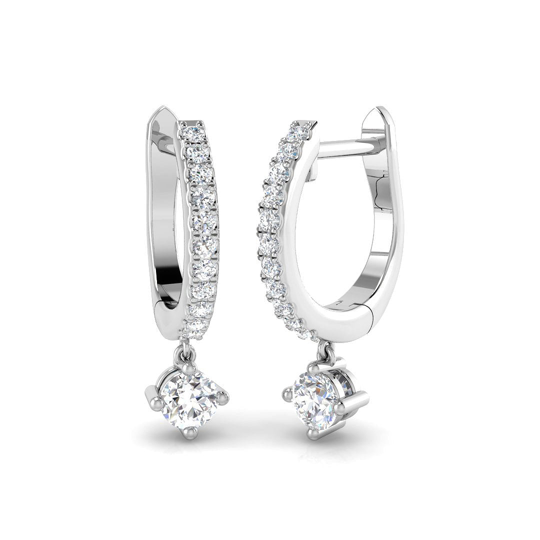 Round Diamond Earrings