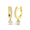 Round Diamond Earrings