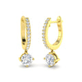 Round Diamond Earrings
