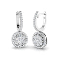Round Diamond Earrings