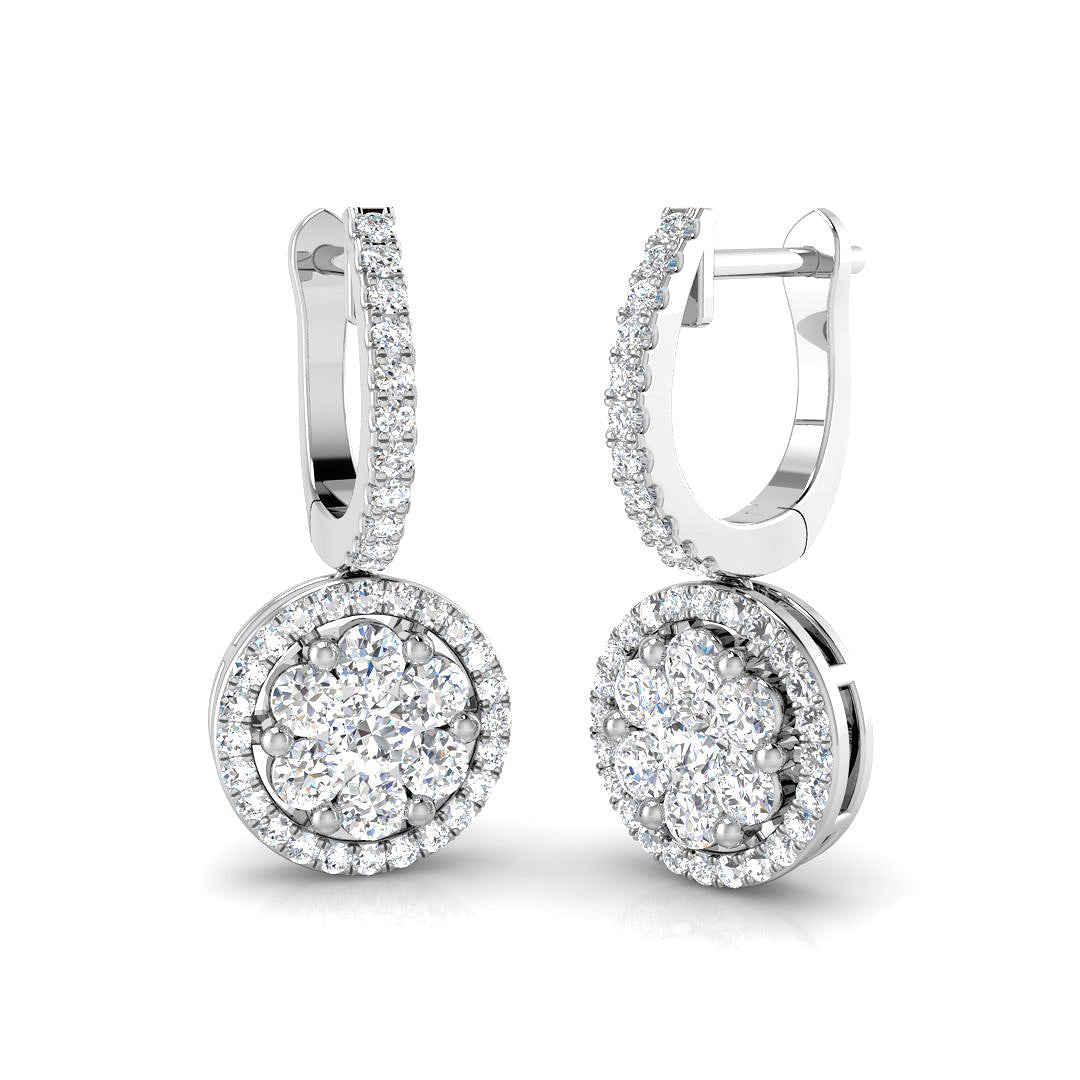 Round Diamond Earrings