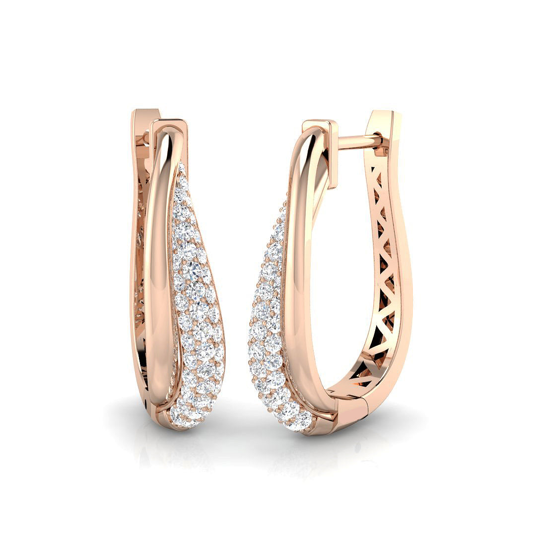 Round Diamond Earrings
