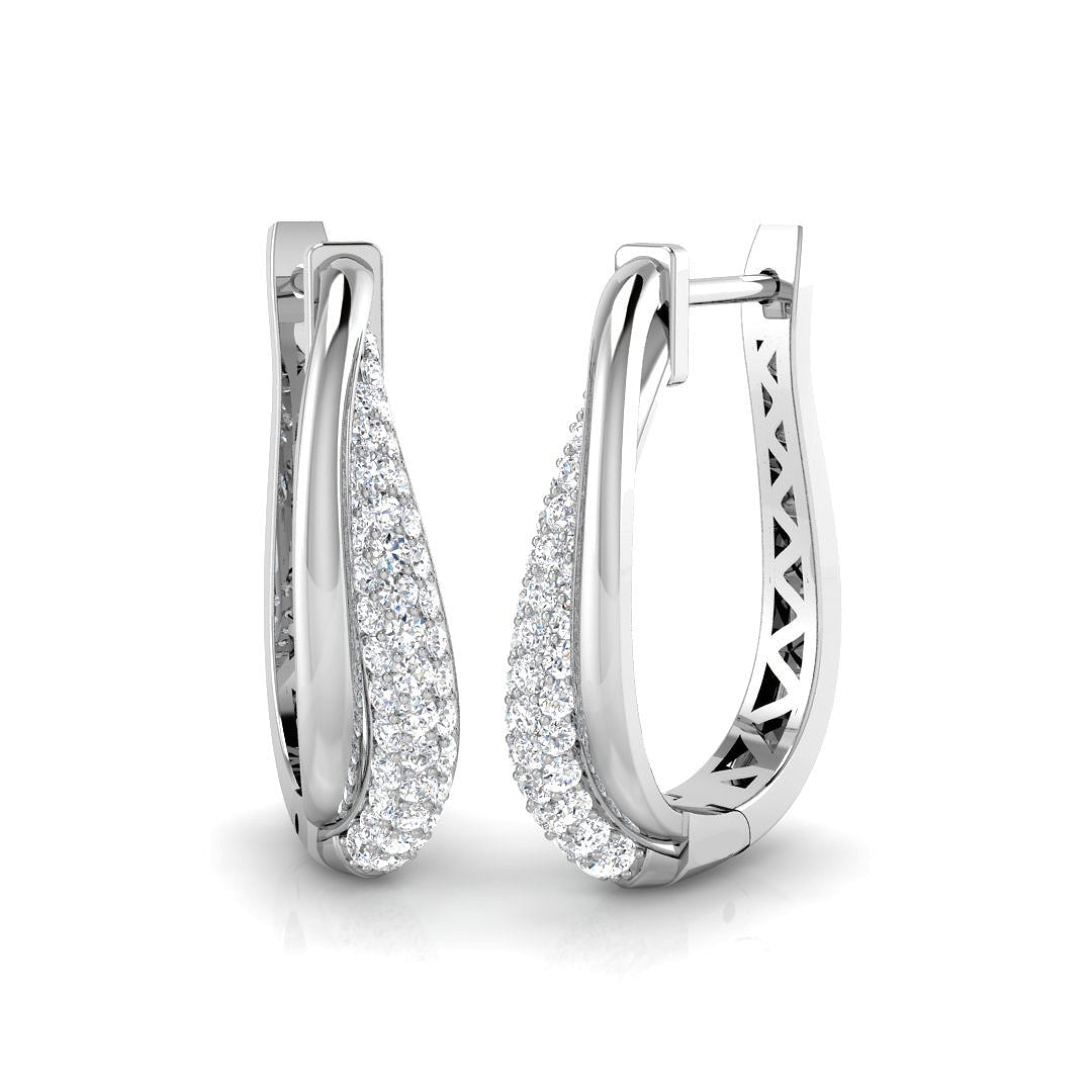 Round Diamond Earrings