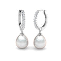 Round Pearl Earrings