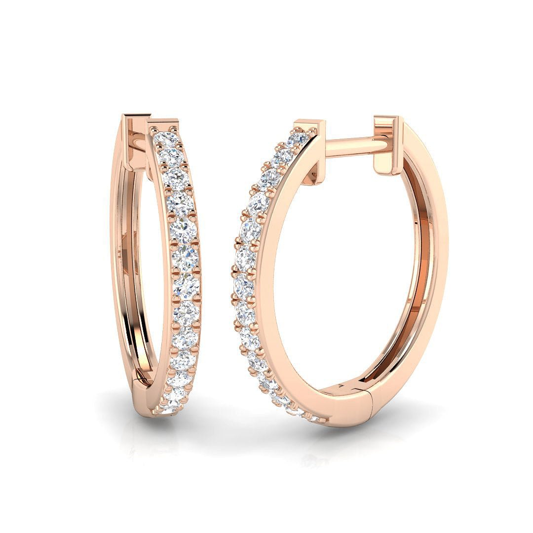 Round Diamond Earrings