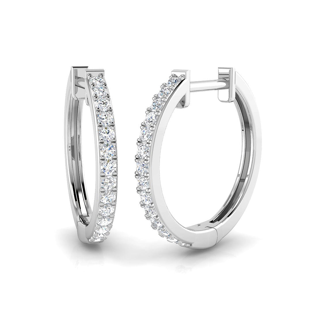 Round Diamond Earrings