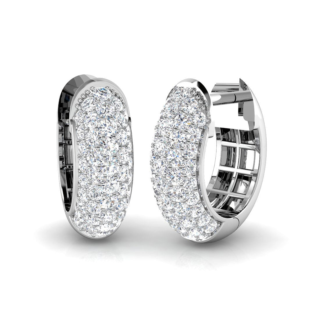Round Diamond Earrings