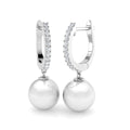 Round Pearl Earrings