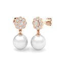 Round Pearl Earrings