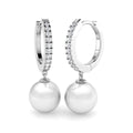 Round Pearl Earrings