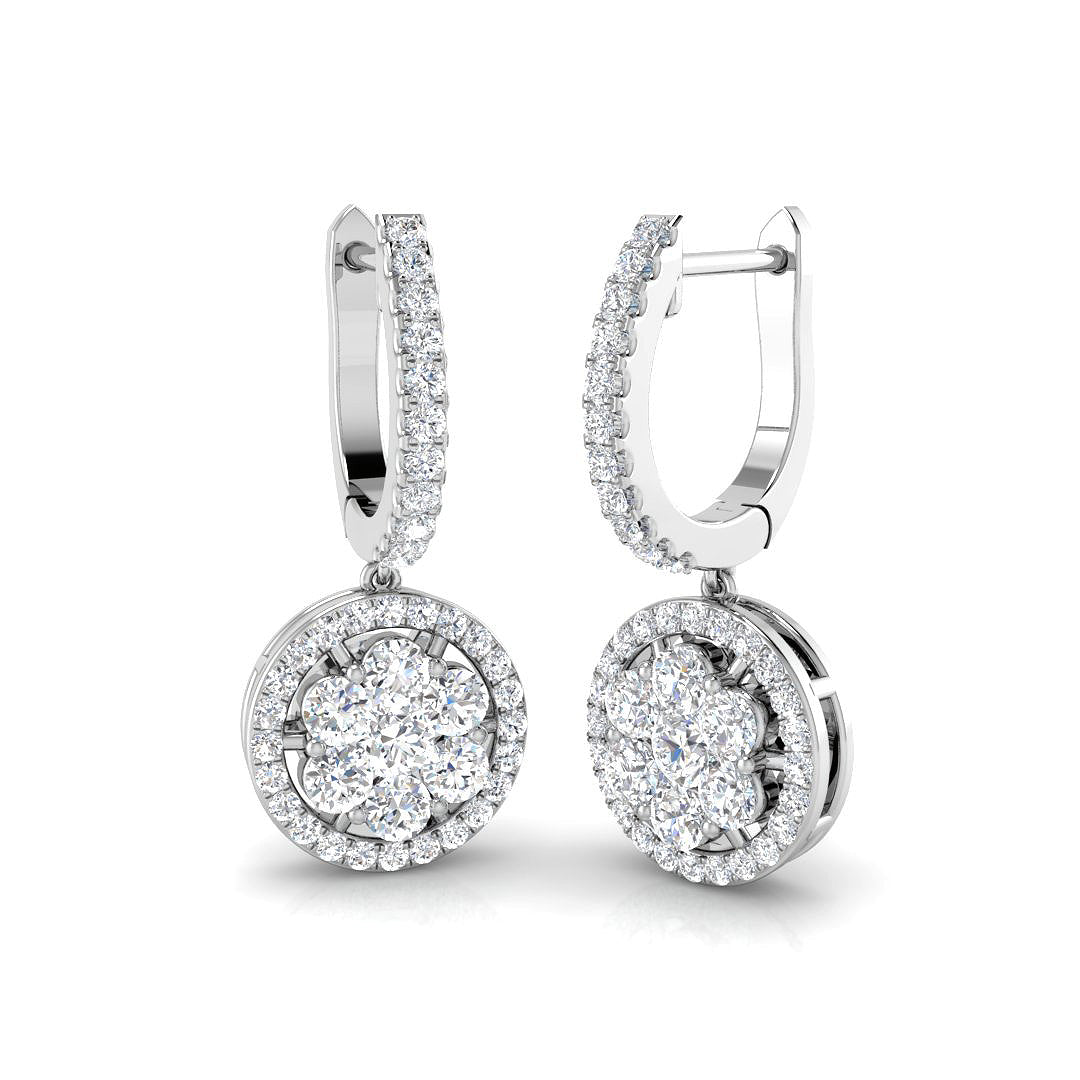 Round Diamond Earrings